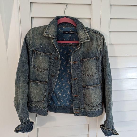 Ralph Lauren jean jacket size small - Picture 1 of 5